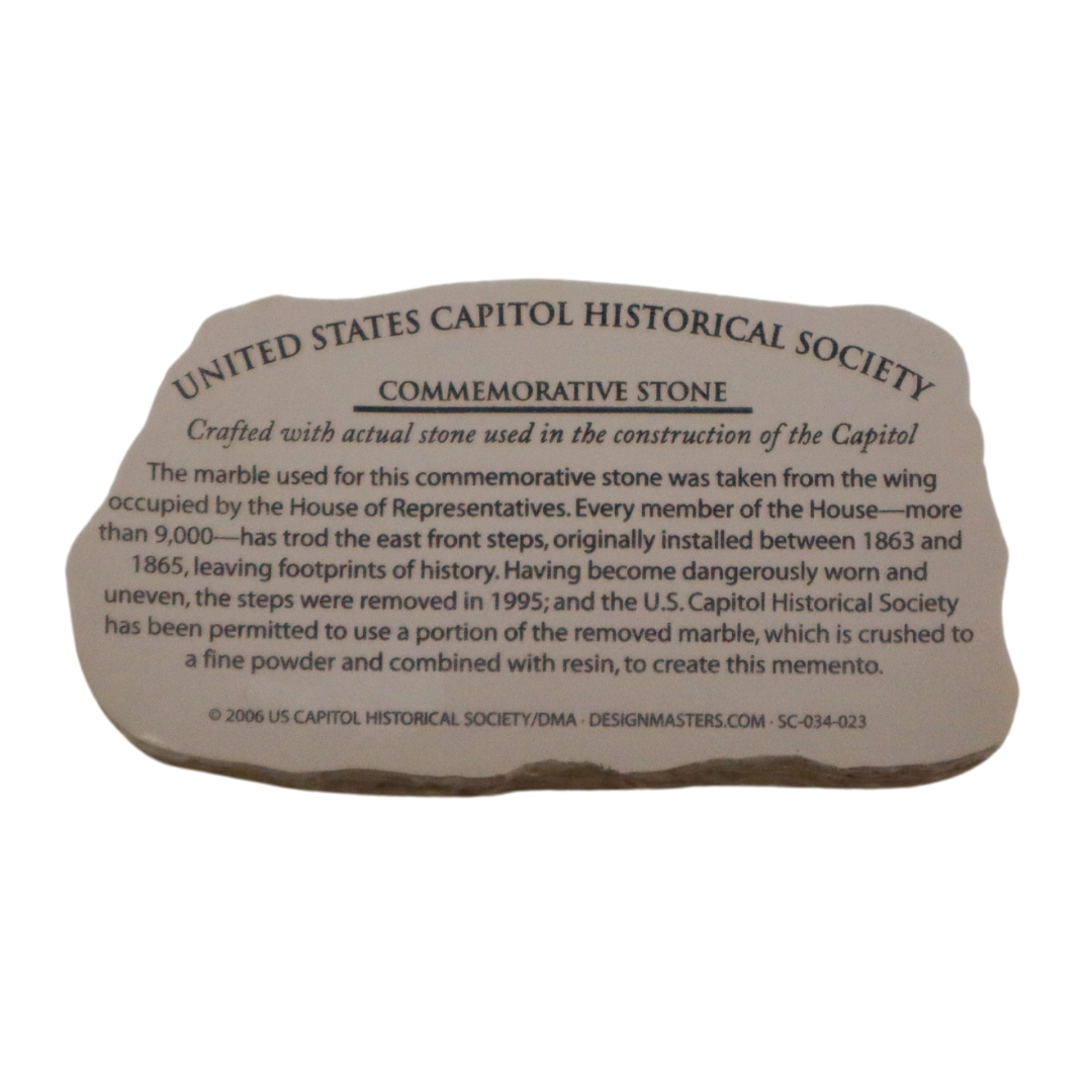 Marble Commemorative Stone - United States Capitol Historical Society Gift Shop