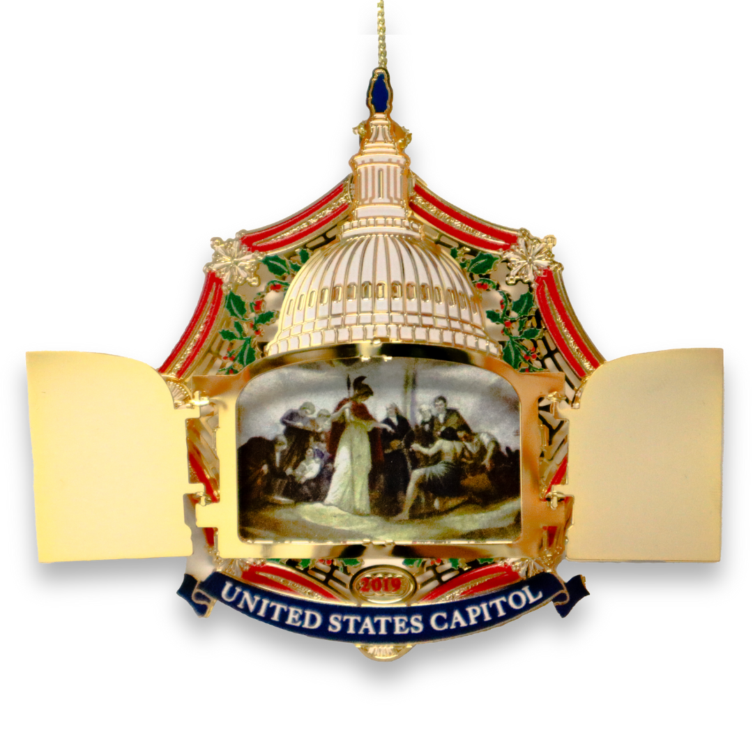 2019 U.S. Capitol Mural-door Ornament - United States Capitol Historical Society Gift Shop