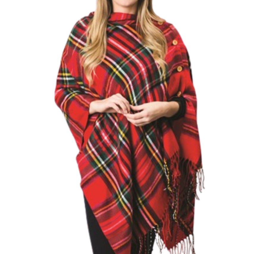 3-in-1 Plaid Wrap - United States Capitol Historical Society Gift Shop