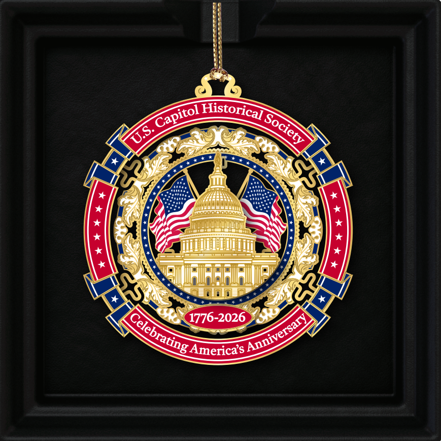 USCHS America 250 Commemorative Ornament - United States Capitol Historical Society Gift Shop