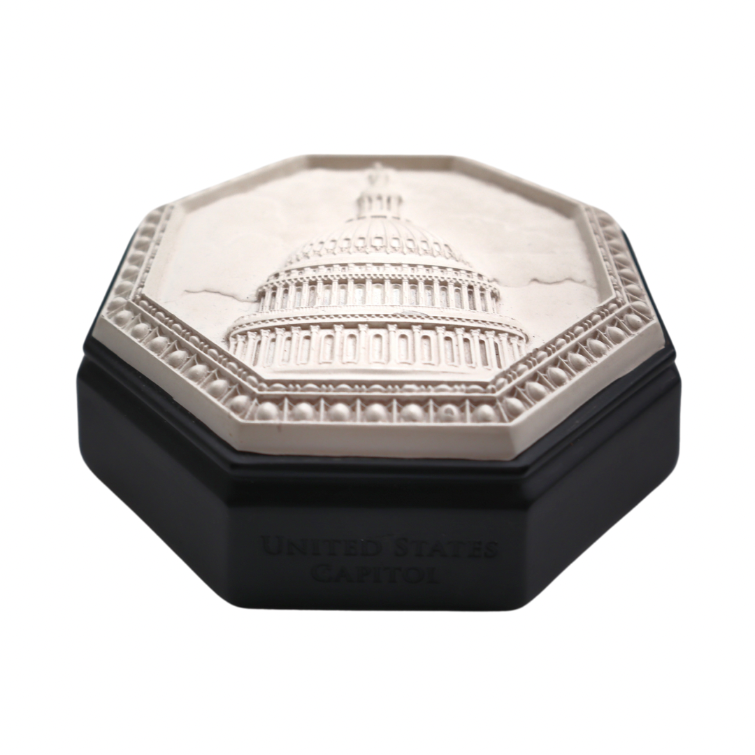 Marble Octagonal Dome Paperweight - United States Capitol Historical Society Gift Shop