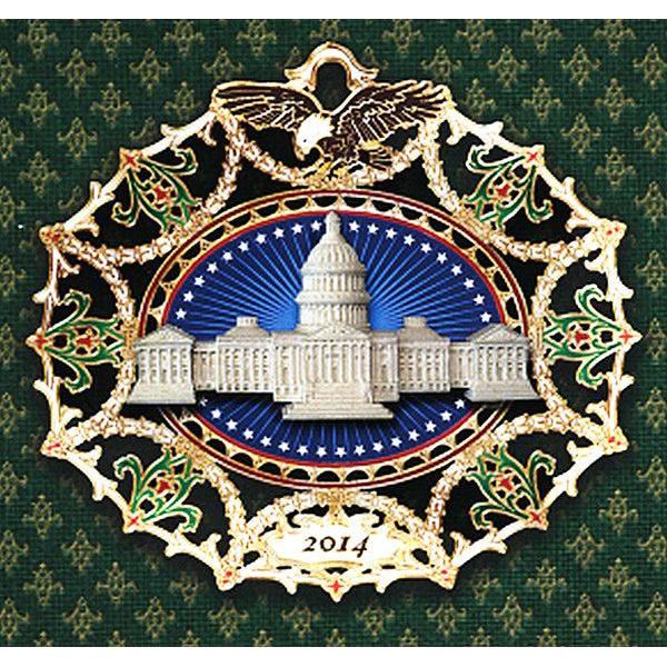 2014 Marble Classical Capitol Ornament - United States Capitol Historical Society Gift Shop