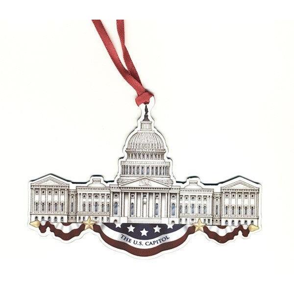 Steel Die-Cut Capitol Ornament - United States Capitol Historical Society Gift Shop