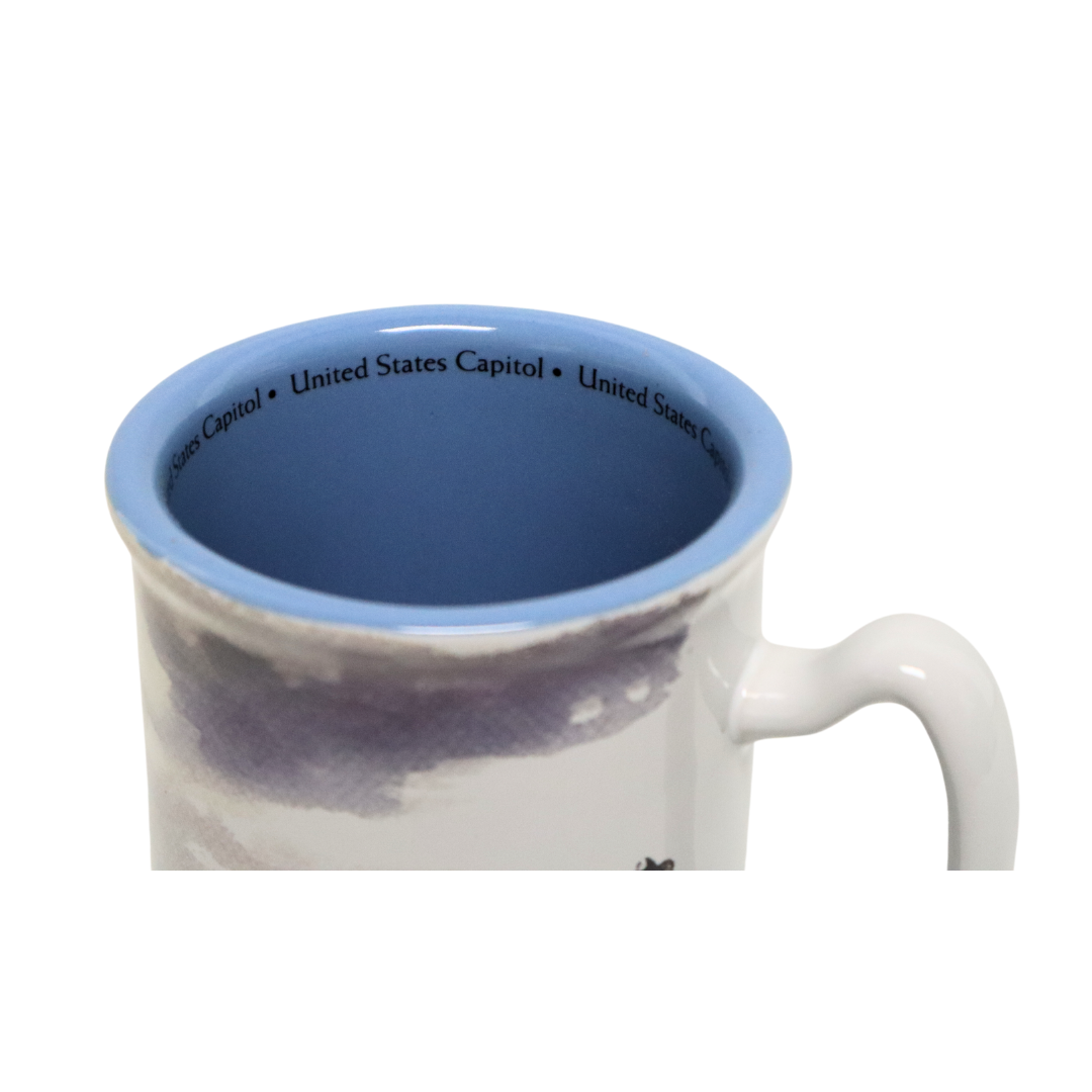 Embossed West Front Mug - United States Capitol Historical Society Gift Shop