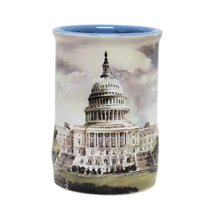 Embossed West Front Mug - United States Capitol Historical Society Gift Shop