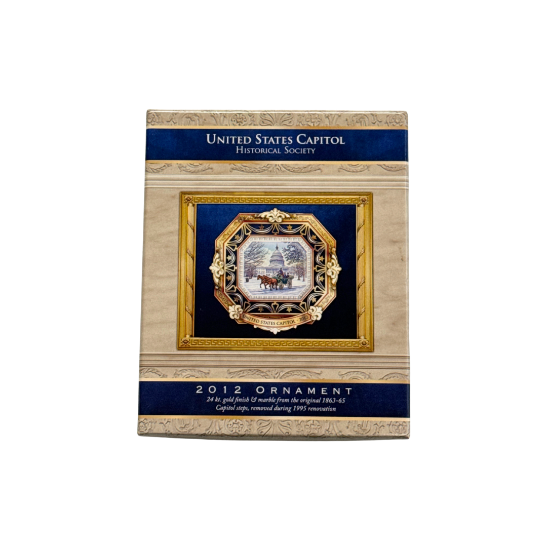 2012 Marble Capitol Scene Ornament