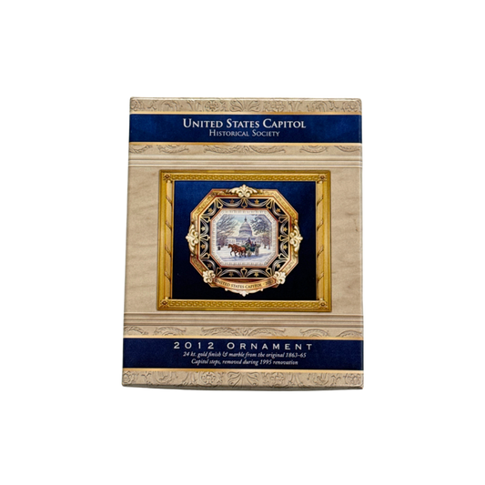 2012 Marble Capitol Scene Ornament