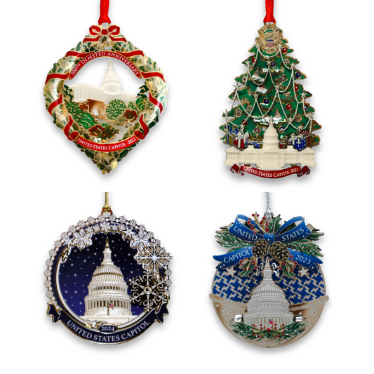 2021-2024 U.S. Capitol Historical Society Ornament Bundle