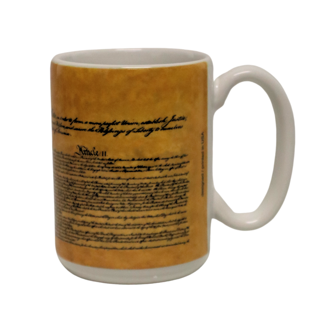 Oversized Constitution Mug - United States Capitol Historical Society Gift Shop