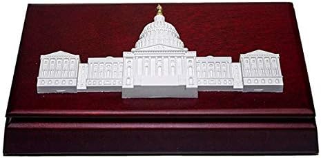 Marble and Wood Capitol Paperweight