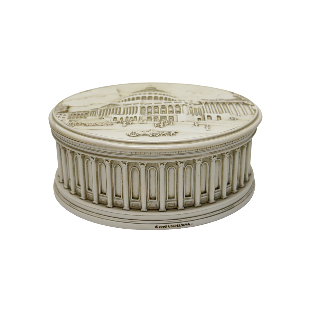 Capitol Round Jewelry Box - United States Capitol Historical Society Gift Shop
