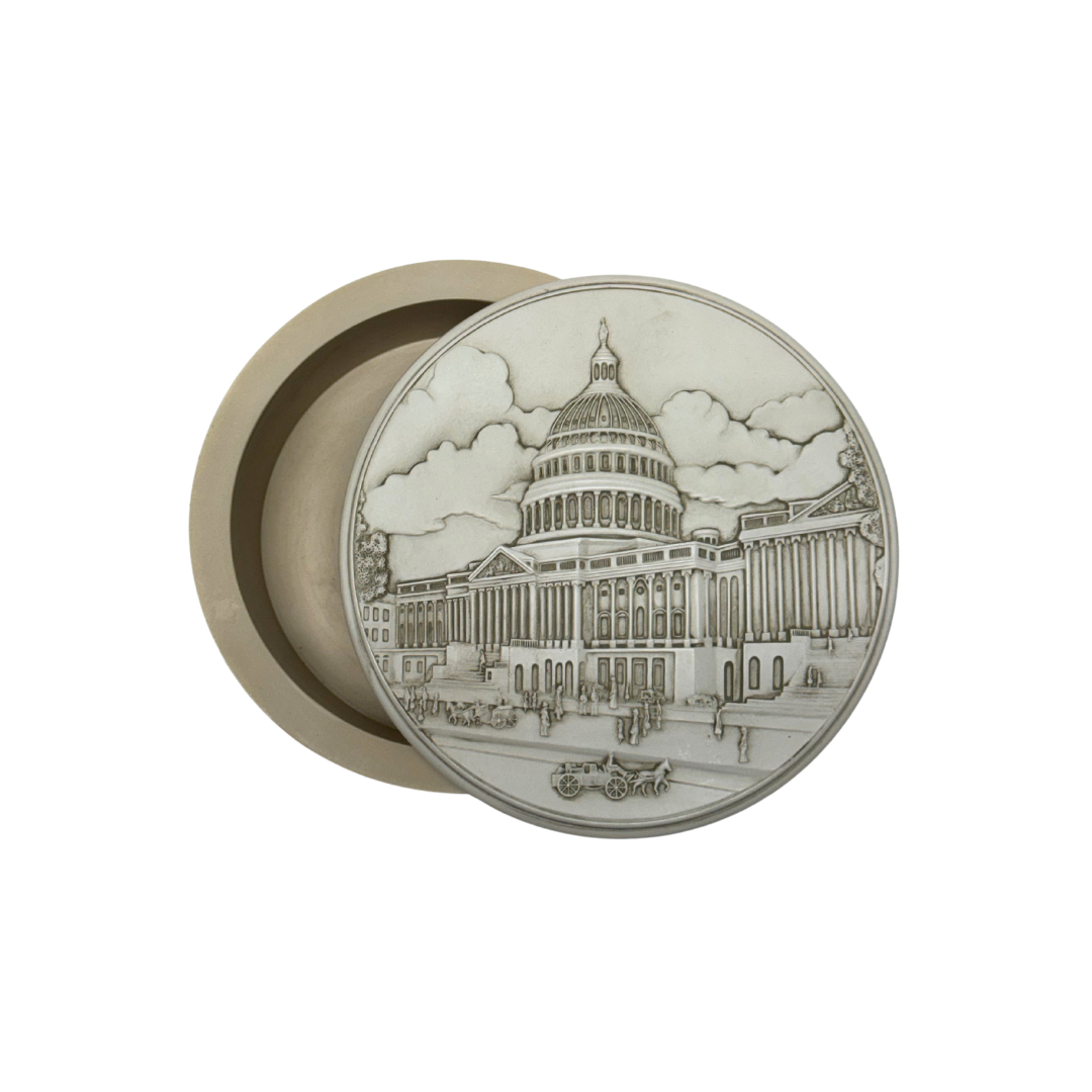 Capitol Round Jewelry Box - United States Capitol Historical Society Gift Shop