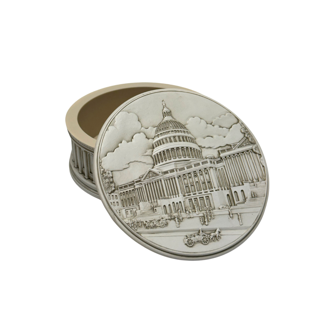 Capitol Round Jewelry Box - United States Capitol Historical Society Gift Shop