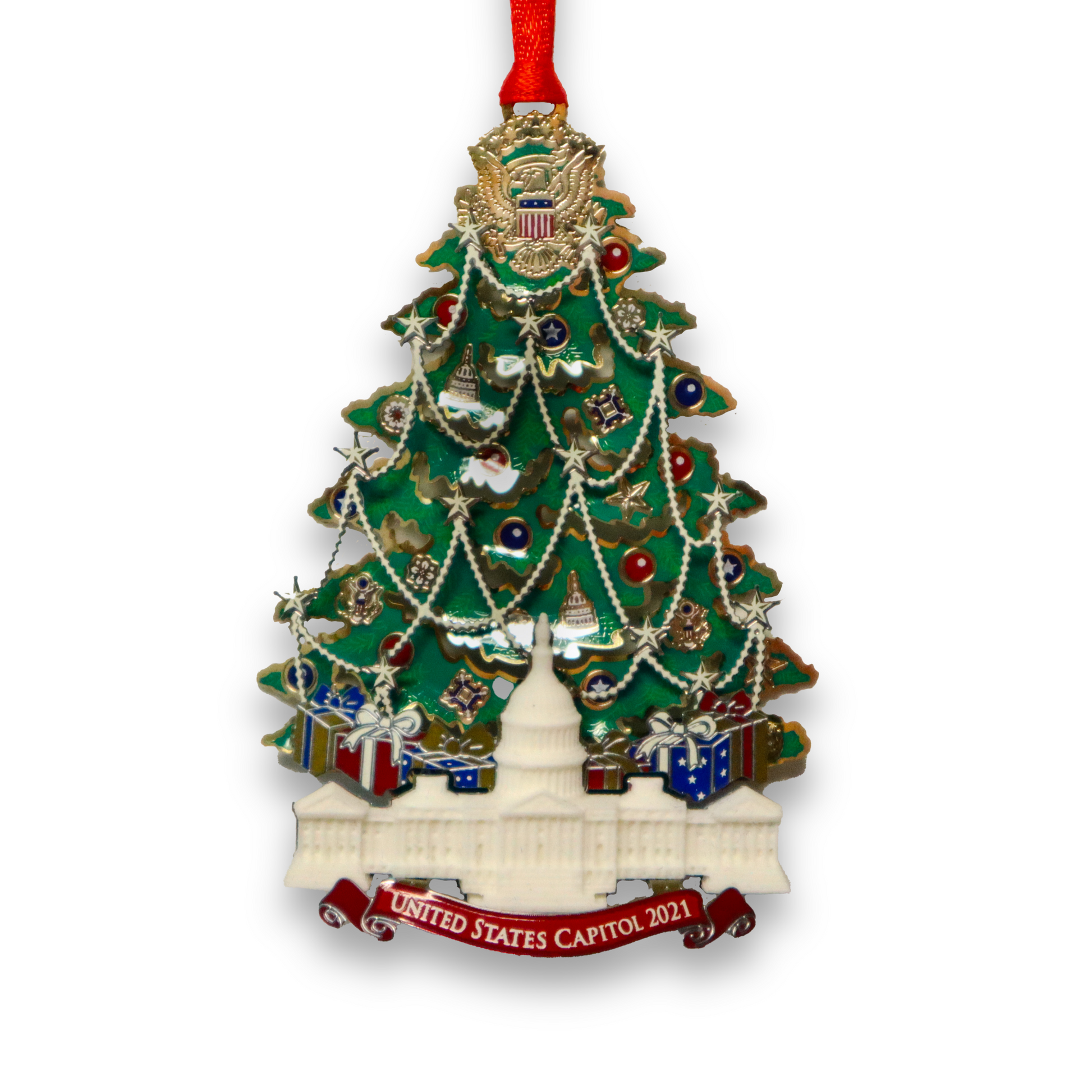 2021 Marble Tree Ornament - United States Capitol Historical Society Gift Shop