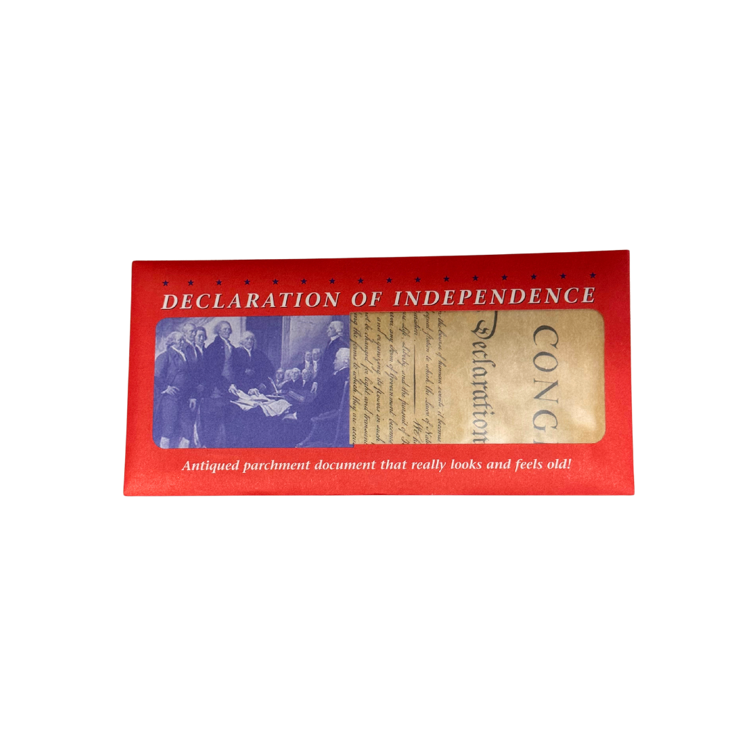 Declaration Of Independence Parchment Envelope