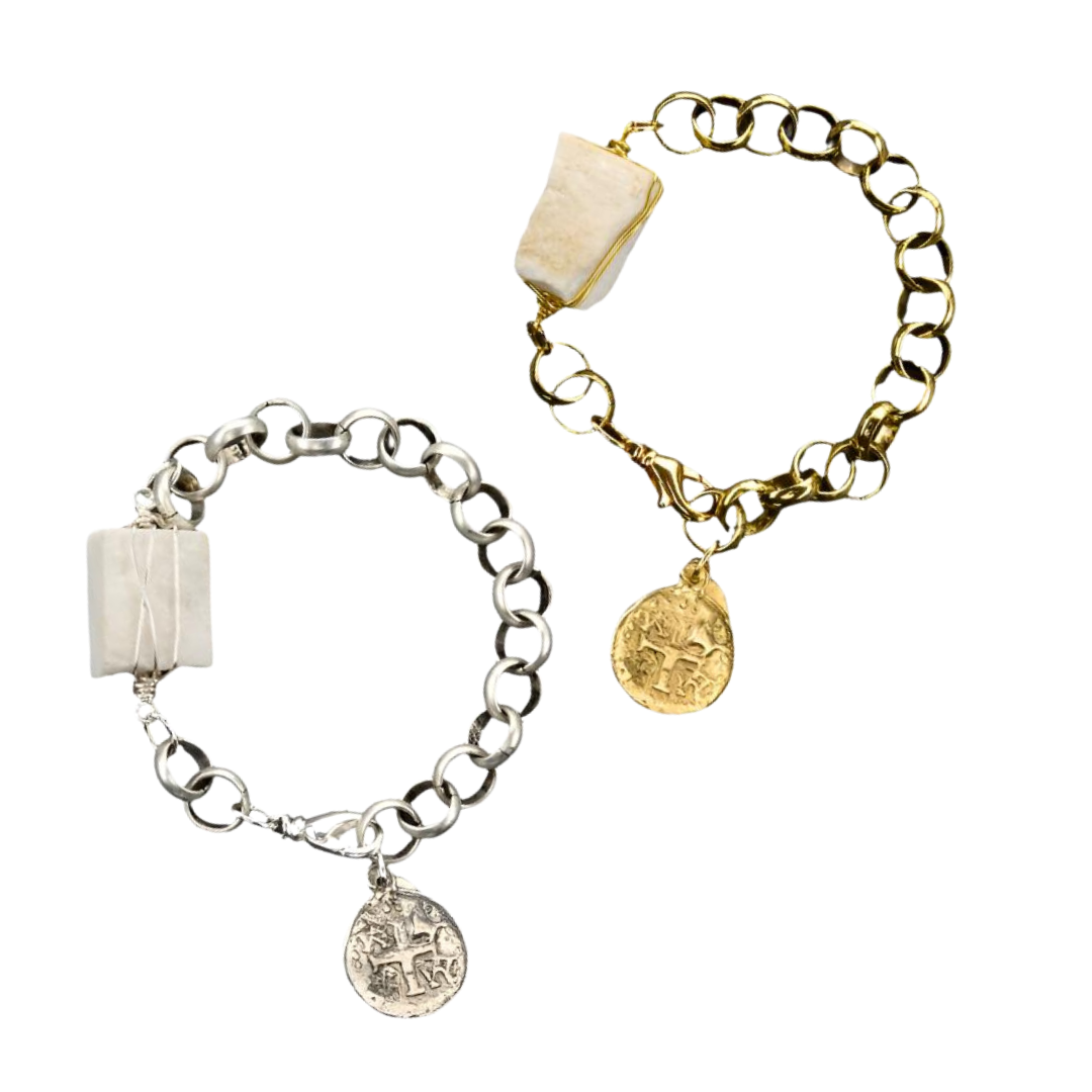 Sympathy Bracelet Featuring Authentic U.S. Capitol Marble Stone - United States Capitol Historical Society Gift Shop