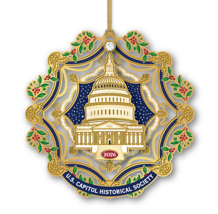 2026 US Capitol Jeweled Ornament - United States Capitol Historical Society Gift Shop