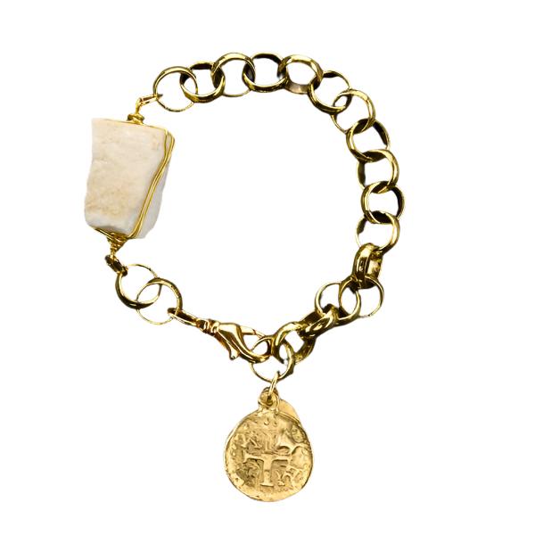 Sympathy Bracelet Featuring Authentic U.S. Capitol Marble Stone - United States Capitol Historical Society Gift Shop