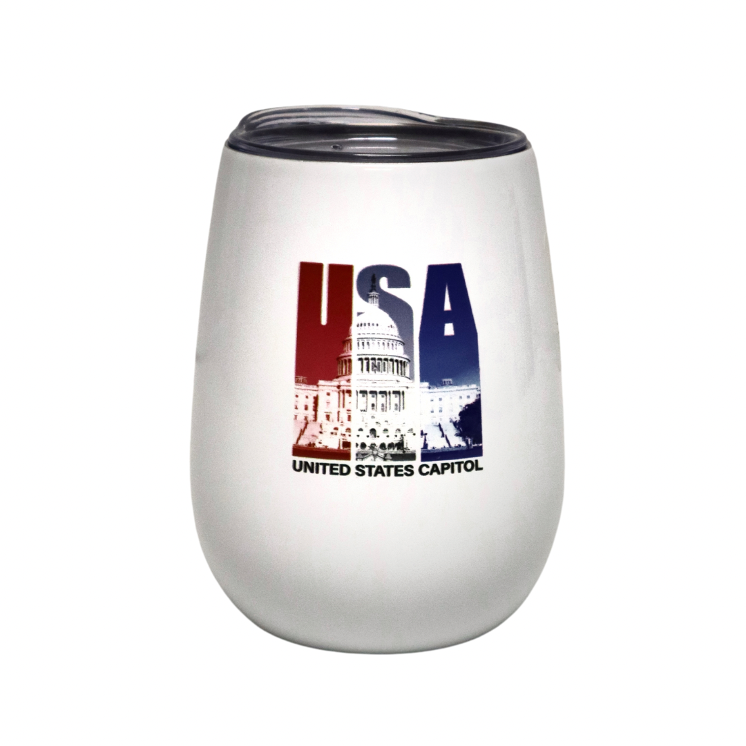 USA Wine Tumbler - United States Capitol Historical Society Gift Shop