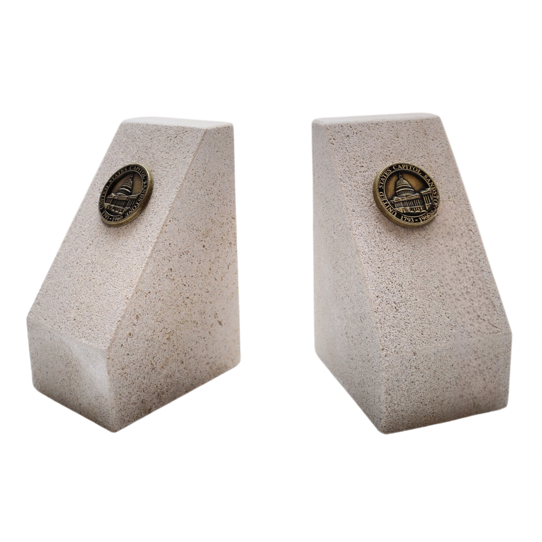 Sandstone Bookends - United States Capitol Historical Society Gift Shop