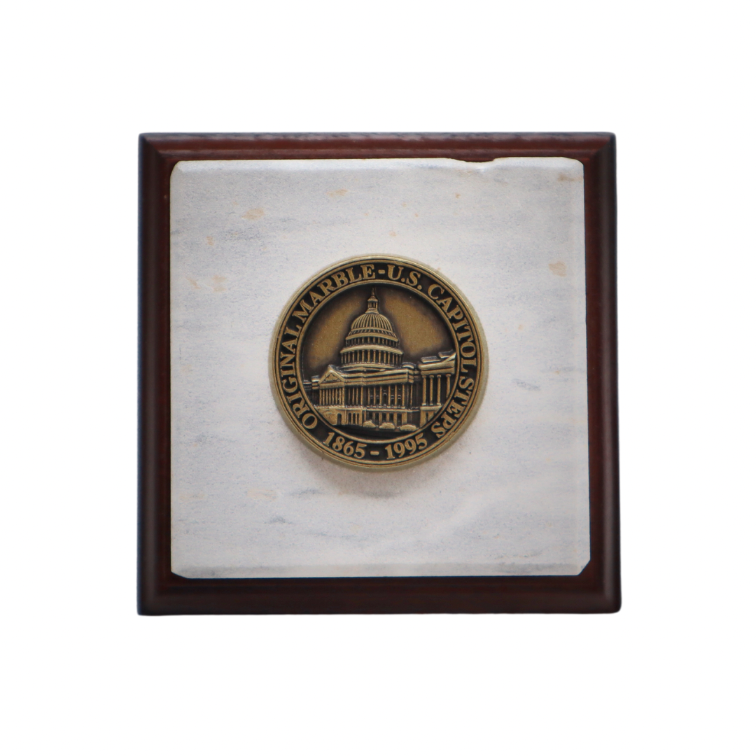 Marble Paperweight With Base - United States Capitol Historical Society Gift Shop