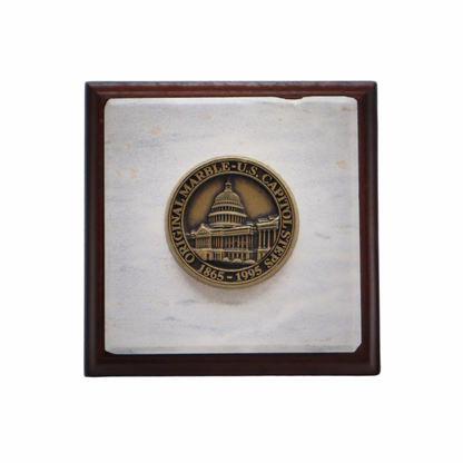 Marble Paperweight With Base - United States Capitol Historical Society Gift Shop