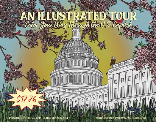 An Illustrated Tour:  Color Your Way Through the U.S. Capitol