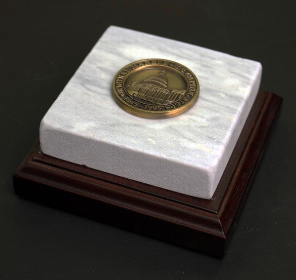 Marble Paperweight With Base - United States Capitol Historical Society Gift Shop