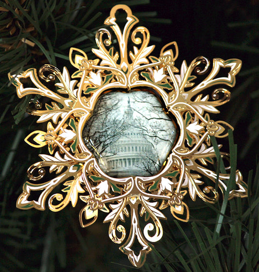 2012 Snowflake Anniversary Ornament - United States Capitol Historical Society Gift Shop