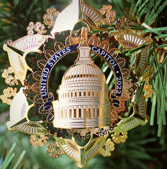 2022 Etched Capitol Dome Ornament