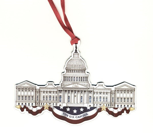 Steel Die-Cut Capitol Ornament