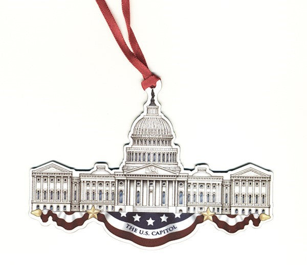 Steel Die-Cut Capitol Ornament - United States Capitol Historical Society Gift Shop